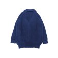 画像2: Mars Knitwear (マーズニットウェア) WILLIAM SHAWL COLLAR ネイビー (2)