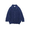 画像1: Mars Knitwear (マーズニットウェア) WILLIAM SHAWL COLLAR ネイビー (1)