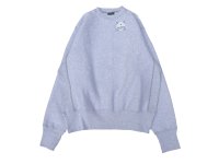 CAMBER (キャンバー) CROSS KNIT CREW NECK グレー