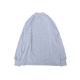 画像2: LIFEWEAR (ライフウェア) LONG SLEEVE MOCK NECK TEE アスレチックグレー (2)