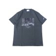 画像1: Filphies (フィルフィーズ) SHORT SLEEVE PRINT T-SHIRT Harlem view on 112 street ヘイジーブラック (1)