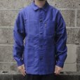 画像2: Le LABOUREUR (ルラブルール) MOLE SKIN COVERALL JK ネイビー (2)