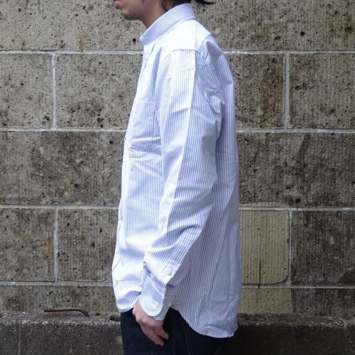 他の写真2: GAMBERT SHIRT (ギャンバートシャツ) B/D SHIRT OX STRIPE ネイビーストライプ