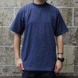 CalCru (カルクルー) 5.5oz Adult 1/16 microstripe T-shirt ネイビー