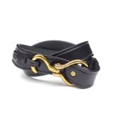 TORY LEATHER (トリーレザー) HOOF PICK BELT ブラック/ブラス