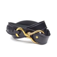 TORY LEATHER (トリーレザー) HOOF PICK BELT ブラック/ブラス
