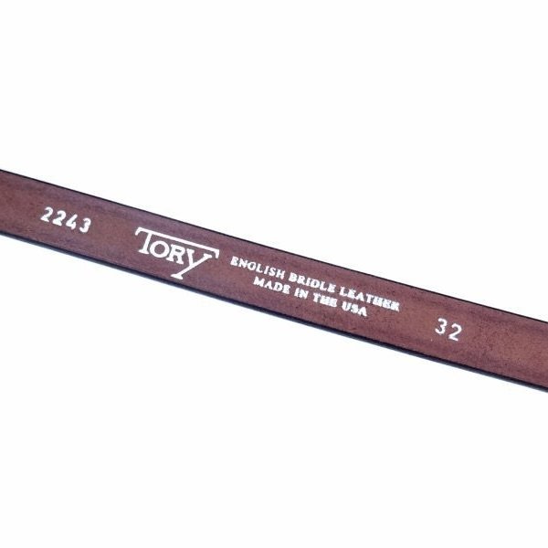 画像3: TORY LEATHER (トリーレザー) NICKEL 3/4 WESTERN BELT オークバーク