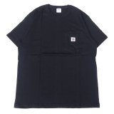 Randy's Garments (ランディーズガーメンツ) LOGO POCKET TEE ブラック