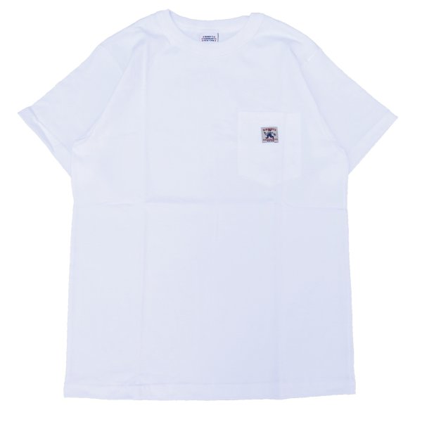 画像1: Randy's Garments (ランディーズガーメンツ) LOGO POCKET TEE ホワイト