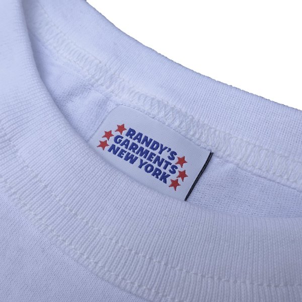 画像3: Randy's Garments (ランディーズガーメンツ) LOGO POCKET TEE ホワイト