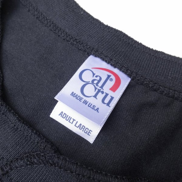 画像3: CalCru (カルクルー) 3 Button 7.2 oz Henley ブラック