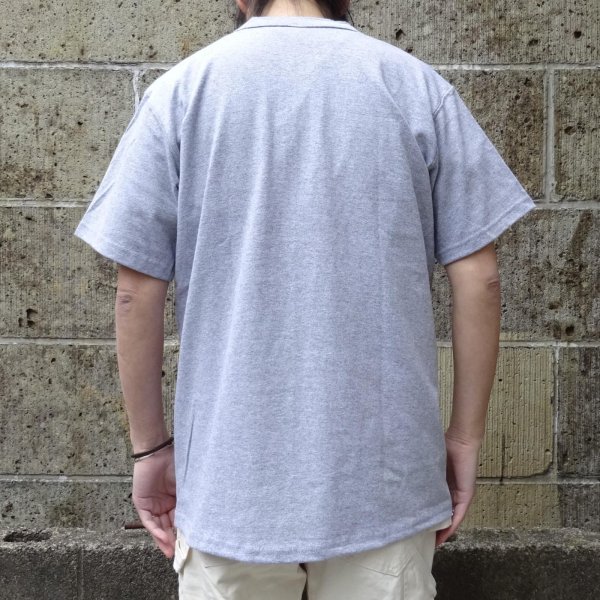 画像6: CalCru (カルクルー) 3 Button 7.2 oz Henley ヘザーグレー