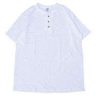 CalCru (カルクルー) 3 Button 7.2 oz Henley ホワイト
