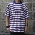 画像5: THOUSAND MILE (サウザンドマイル) SHORT SLEEVE MULTI BORDER T-SHIRT 白×赤×紺×青