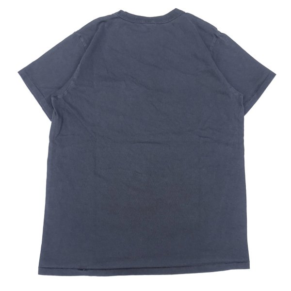 画像2: VELVASHEEN (ベルバシーン) 14/1 (PIGMENT) S/S C/N TEE W/PKT ブラック