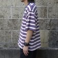 画像6: THOUSAND MILE (サウザンドマイル) SHORT SLEEVE MULTI BORDER T-SHIRT 白×赤×紺×青