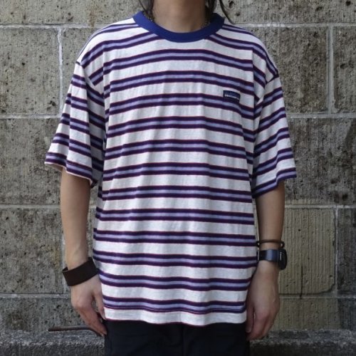 他の写真1: THOUSAND MILE (サウザンドマイル) SHORT SLEEVE MULTI BORDER T-SHIRT 白×赤×紺×青