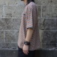 画像6: THOUSAND MILE (サウザンドマイル) SHORT SLEEVE MULTI BORDER T-SHIRT 茶×薄茶×紺