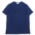 画像1: Article 10. (アーティクルテン.) S/S ROUND NECK SUPIMA COTTON T-SHIRTS ネイビー (1)