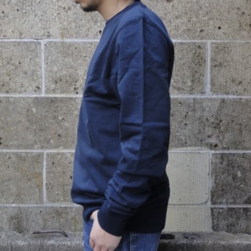 他の写真2: Article 10. (アーティクルテン.) SUPIMA COTTON SWEAT SHIRT ネイビー