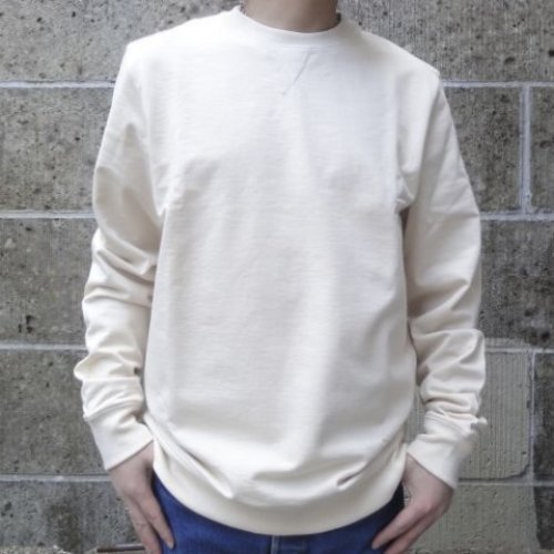 他の写真1: Article 10. (アーティクルテン.) SUPIMA COTTON SWEAT SHIRT エクリュ
