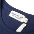 画像3: Article 10. (アーティクルテン.) S/S ROUND NECK T-SHIRTS ネイビー