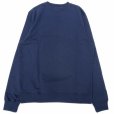 画像2: Article 10. (アーティクルテン.) SUPIMA COTTON SWEAT SHIRT ネイビー (2)