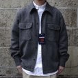 画像6: INVERTERE (インバーティア) CPO-SHIRT JKT C.グレー ヘリンボーン