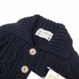 画像7: INVERALLAN (インバーアラン) 3A Lumber Cardigan Denim Cotton ブラックデニム
