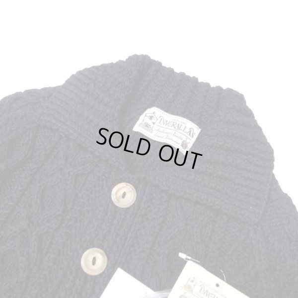 画像3: INVERALLAN (インバーアラン) 3A Lumber Cardigan Denim Cotton ブラックデニム