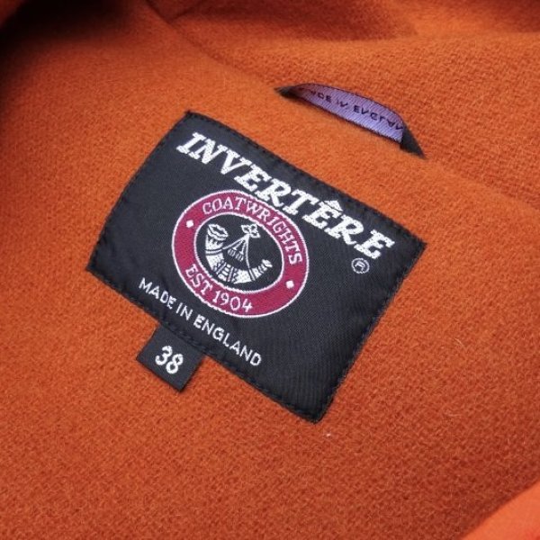 画像3: INVERTERE (インバーティア) NEWTON ABBOT DUFFLE COAT バーントオレンジ