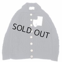 INVERALLAN (インバーアラン) 3A Lumber Cardigan Denim Cotton ブラックデニム