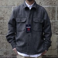 INVERTERE (インバーティア) CPO-SHIRT JKT C.グレー ヘリンボーン