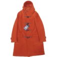 画像1: INVERTERE (インバーティア) NEWTON ABBOT LONG DUFFLE COAT バーントオレンジ (1)