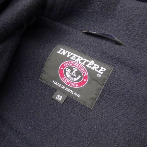 画像3: INVERTERE (インバーティア) NEWTON ABBOT DUFFLE COAT ネイビー