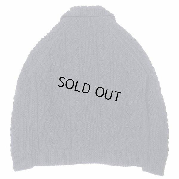 画像2: INVERALLAN (インバーアラン) 3A Lumber Cardigan Denim Cotton ブラックデニム