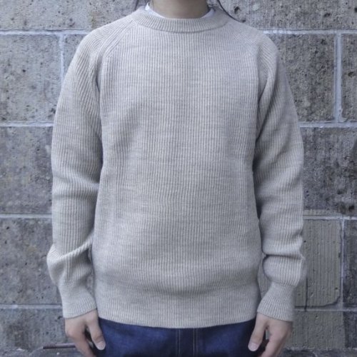 他の写真1: VINCENT ET MIREILLE (ヴァンソンエミレイユ) CREW NECK SWEATER 8GG AZE ナチュラル