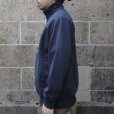 画像2: VESTI (ヴェスティ) FRENCH TERRY ZIP JACKET ネイビー (2)
