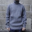 画像1: VINCENT ET MIREILLE (ヴァンソンエミレイユ) TURTLE NECK SWEATER 8GG AZE グレー (1)