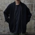画像1: VINCENT ET MIREILLE (ヴァンソンエミレイユ) FULL ZIP SWEATER ブラック (1)