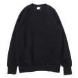 画像1: VESTI (ヴェスティ) FELPA SOFT GIRO COLLO ブラック (1)