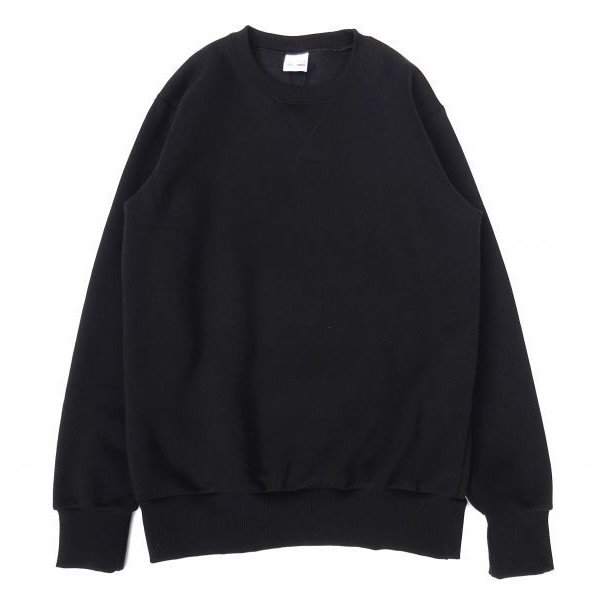 画像1: VESTI (ヴェスティ) FELPA SOFT GIRO COLLO ブラック