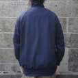 画像3: VESTI (ヴェスティ) FRENCH TERRY ZIP JACKET ネイビー