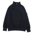 画像1: VESTI (ヴェスティ) FELPA MANICA RAGLAN ブラック (1)