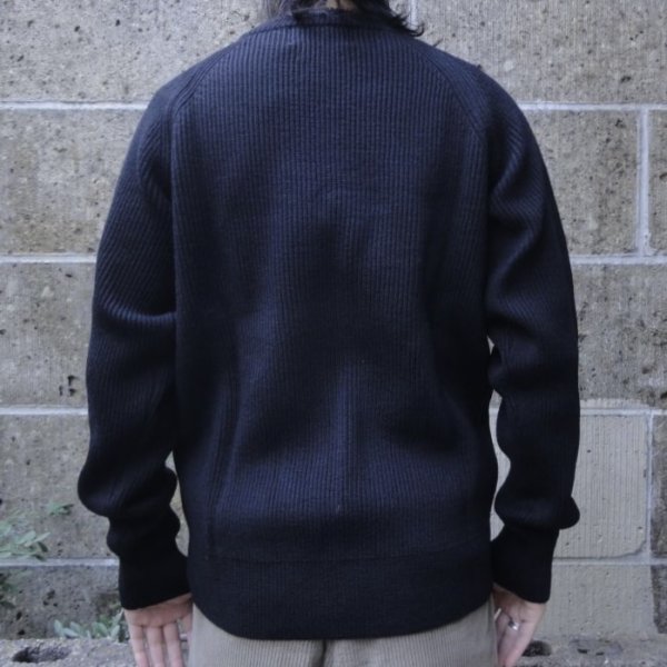 画像6: VINCENT ET MIREILLE (ヴァンソンエミレイユ) CREW NECK SWEATER 8GG AZE ブラック