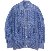 Original Blues (オリジナルブルース) CABLE JACKET ウォッシュブルー サンプル
