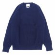 画像4: VINCENT ET MIREILLE (ヴァンソンエミレイユ) CREW NECK SWEATER 8GG AZE ネイビー