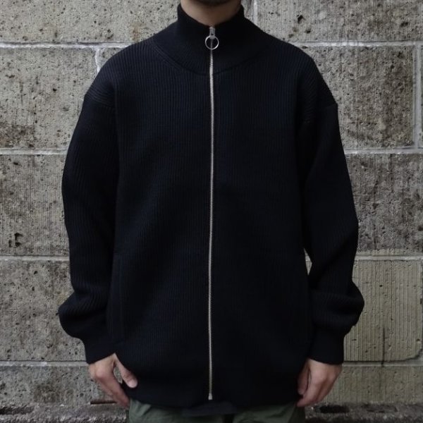 画像2: VINCENT ET MIREILLE (ヴァンソンエミレイユ) FULL ZIP SWEATER ブラック