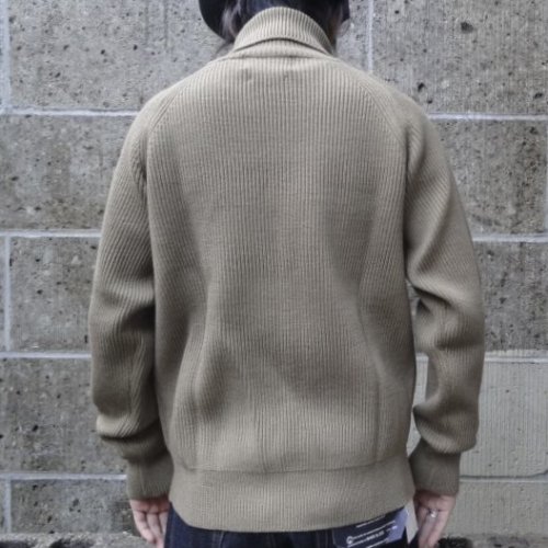他の写真3: VINCENT ET MIREILLE (ヴァンソンエミレイユ) TURTLE NECK SWEATER 8GG AZE カーキ