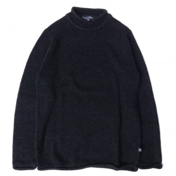 画像1: Original Blues (オリジナルブルース) ROLLNECK ブラック